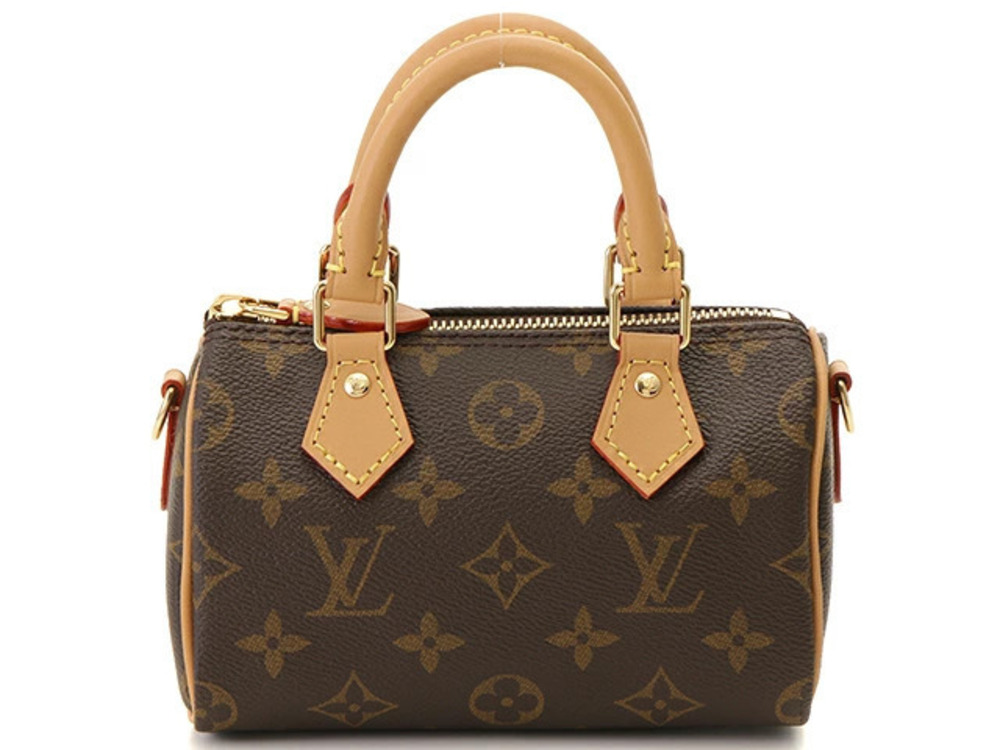 LOUIS VUITTON Bag Speedy Monogram Leather Brown